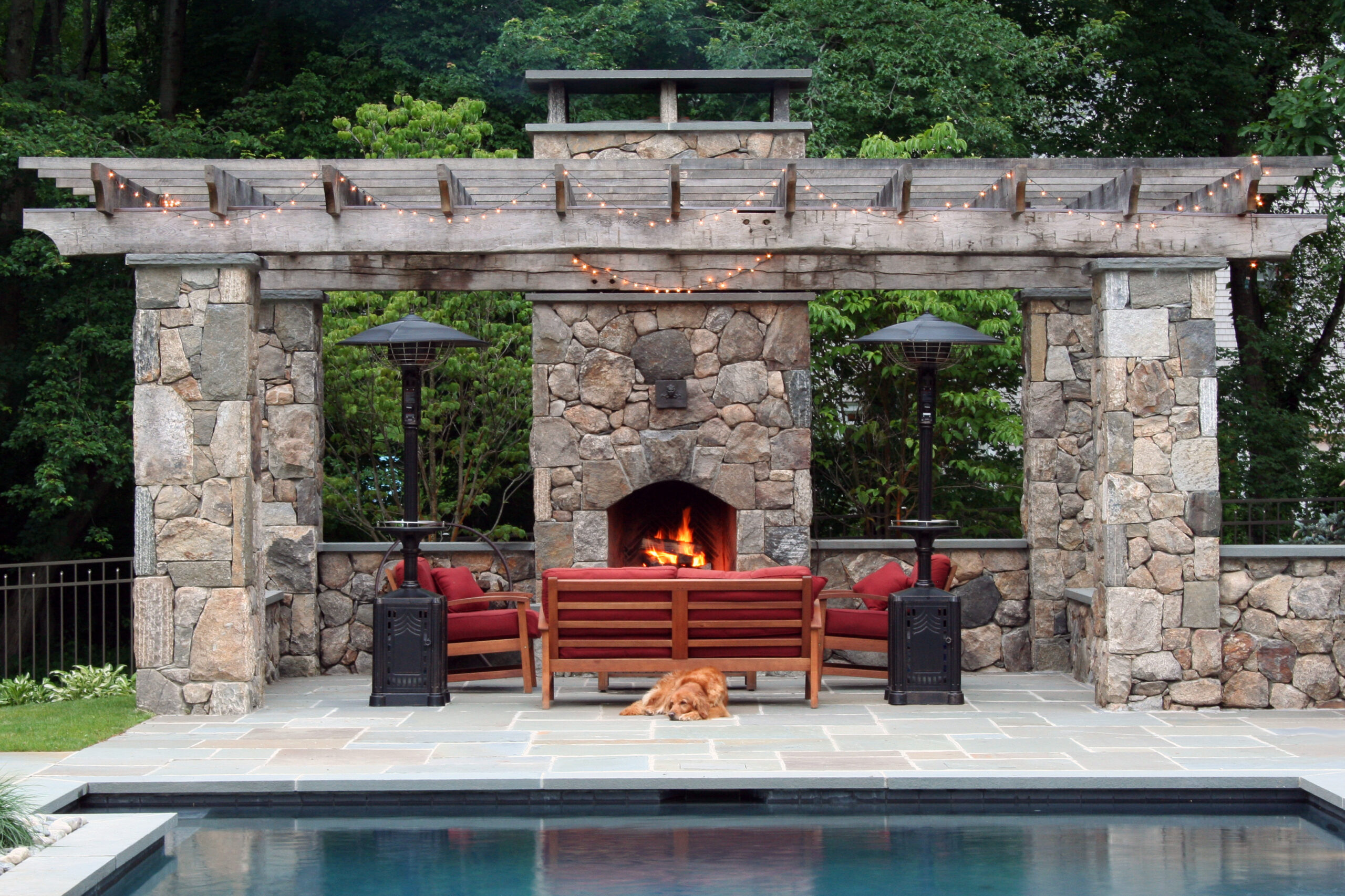 Outdoor Stone pergola 2 scaled